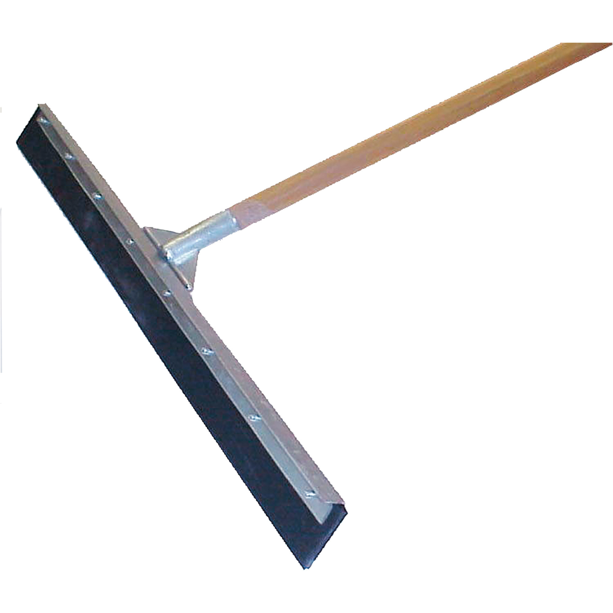 Marshalltown Straight Blade Floor Squeegee - 36in. Blade, 60in. Wood Handle, Aluminum and Steel Construction, Model# RED700245